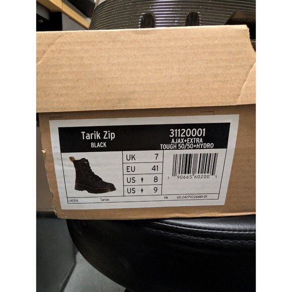 DR.MARTENS TARIK ZIP black new size 7 - Picture 6 of 6